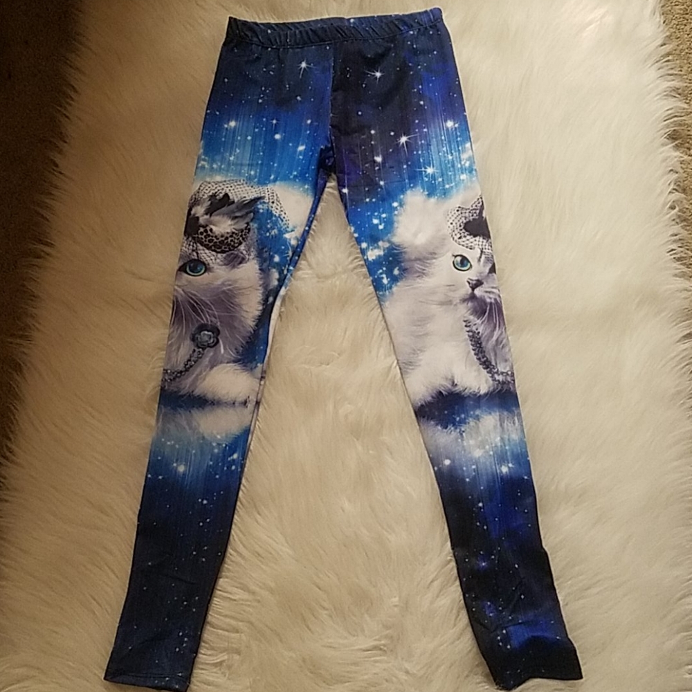IDENTITY GALAXY CAT LEGGINGS